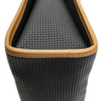 Saint Laurent Vintage Top Handle Flap Black Tang Gogh Canvas — view 8