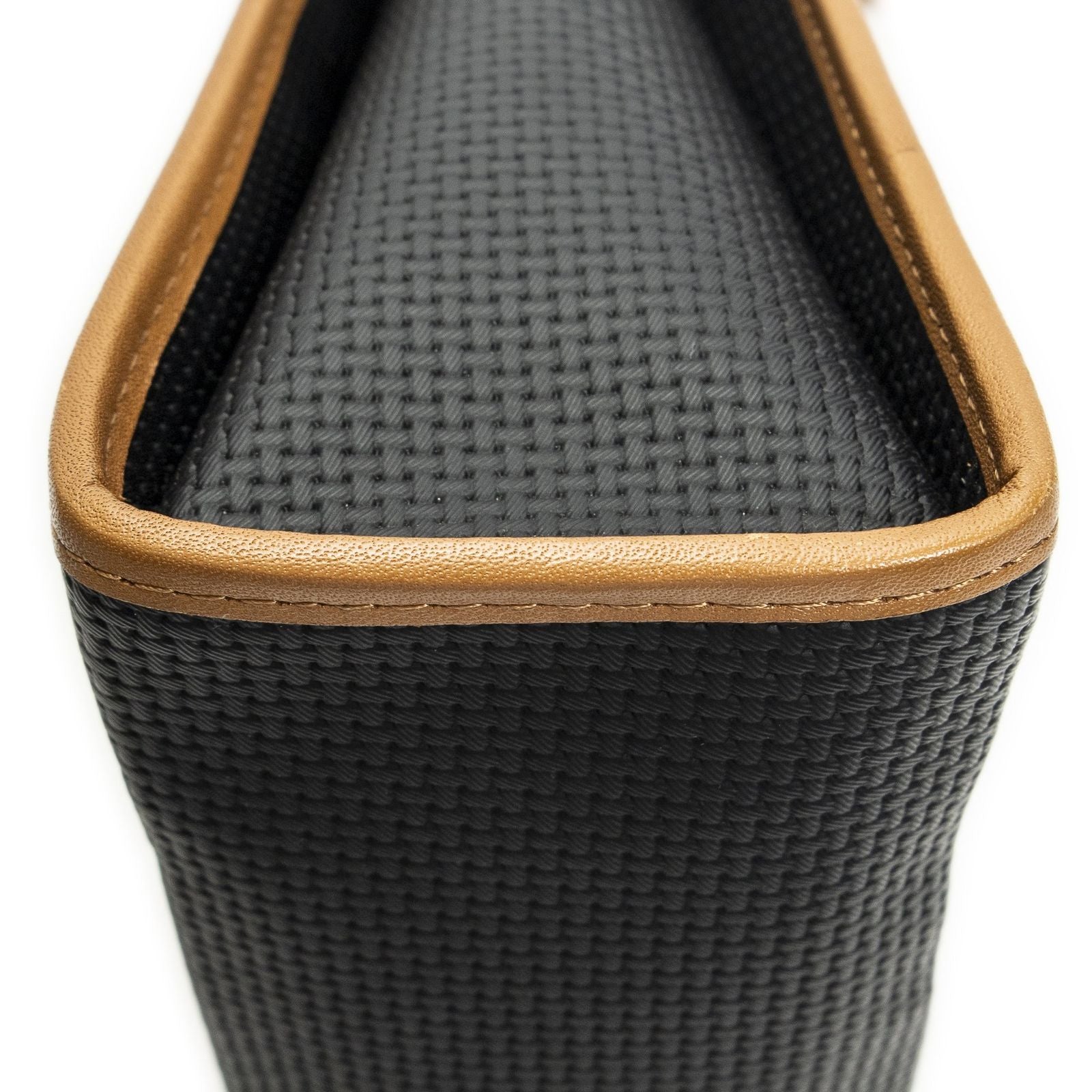 Saint Laurent Vintage Top Handle Flap Black Tang Gogh Canvas — view 8