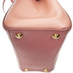 Prada Small Pop Tote Light Pink Saffiano Leather — view 7