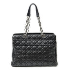 Dior Soft Shopping Tote Black Kanji Lambskin Leather — view 5