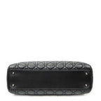 Dior Soft Shopping Tote Black Kanji Lambskin Leather — view 6
