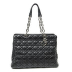 Dior Soft Shopping Tote Black Kanji Lambskin Leather