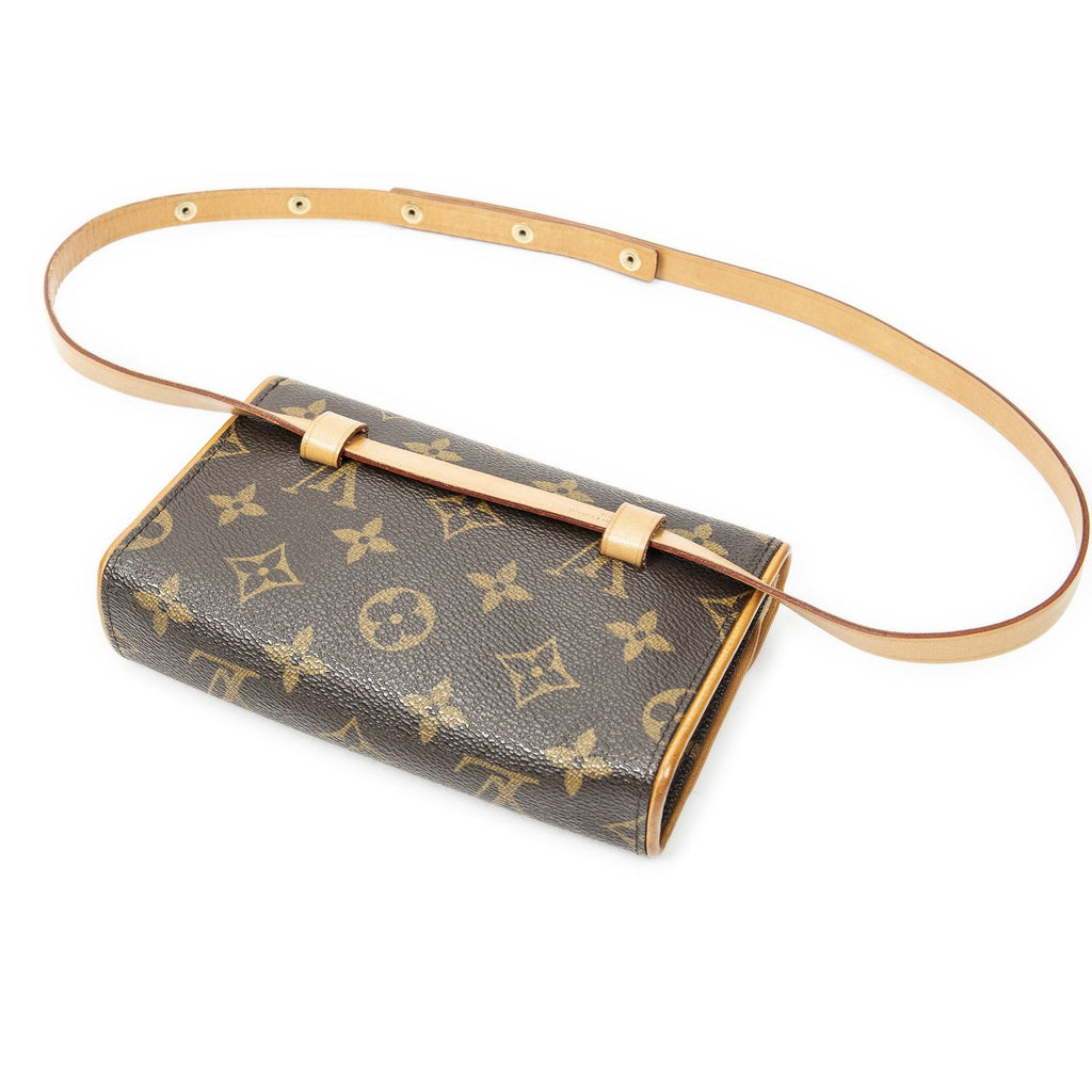 Louis Vuitton Pochette Florentine Brown Monogram Canvas Pouch — view 2