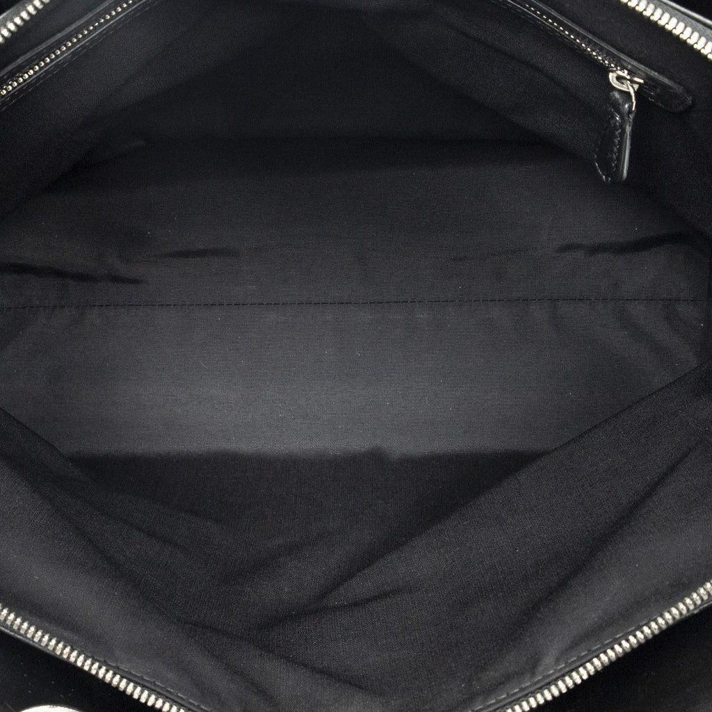 Dior Soft Shopping Tote Black Kanji Lambskin Leather — view 9