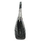 Dior Soft Shopping Tote Black Kanji Lambskin Leather — view 4