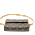 Louis Vuitton Pochette Florentine Brown Monogram Canvas Pouch — view 3
