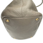 Prada Convertible Tote Gray Vitello Dyno — view 7