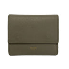 Celine Trifold Wallet Small Gray Beige