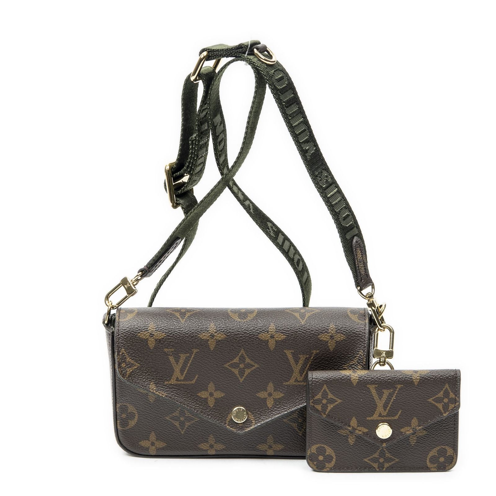 Louis Vuitton Multi Pochette Felicie Brown Monogram Canvas Messenger