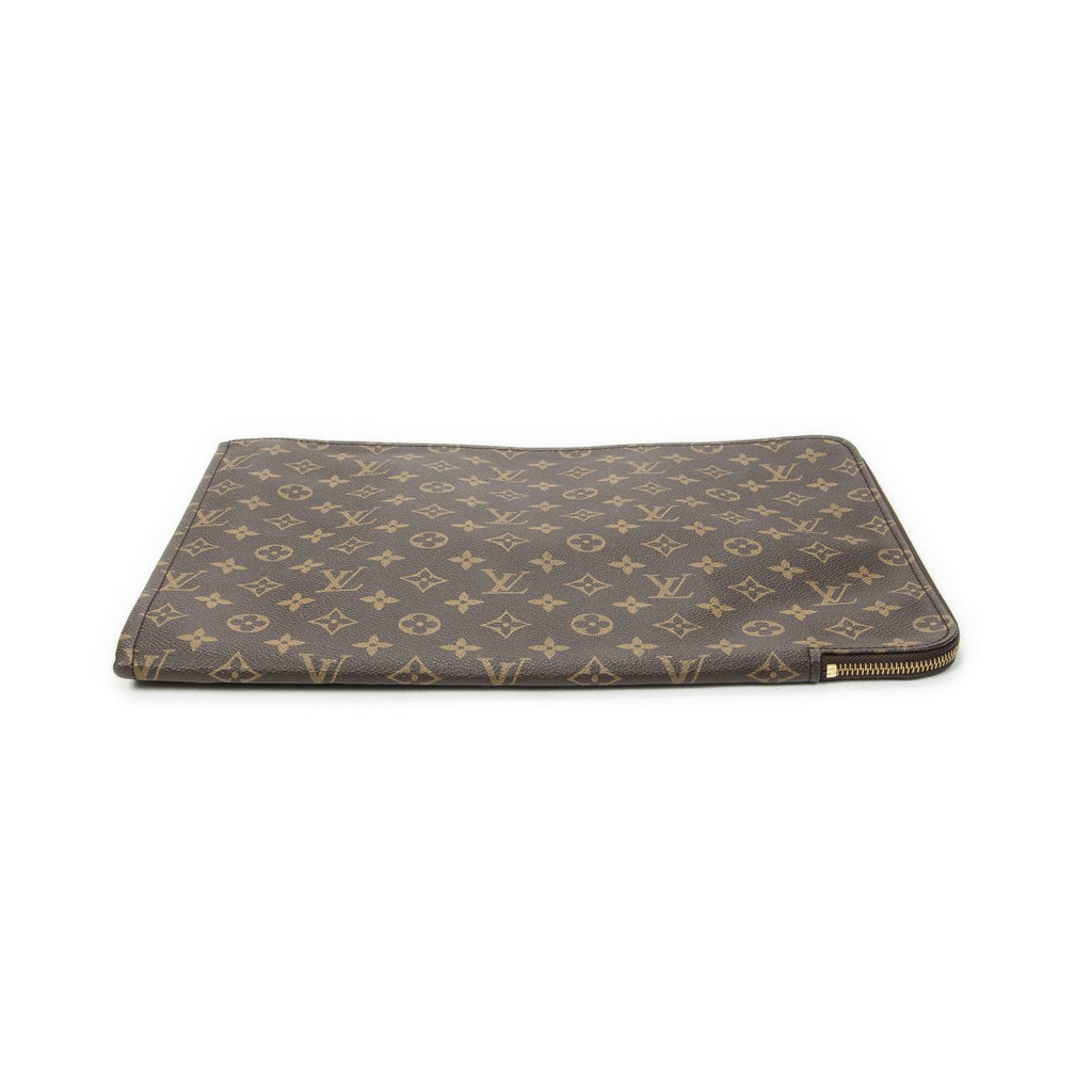 Louis Vuitton Posh Document Brown Monogram Canvas — view 3