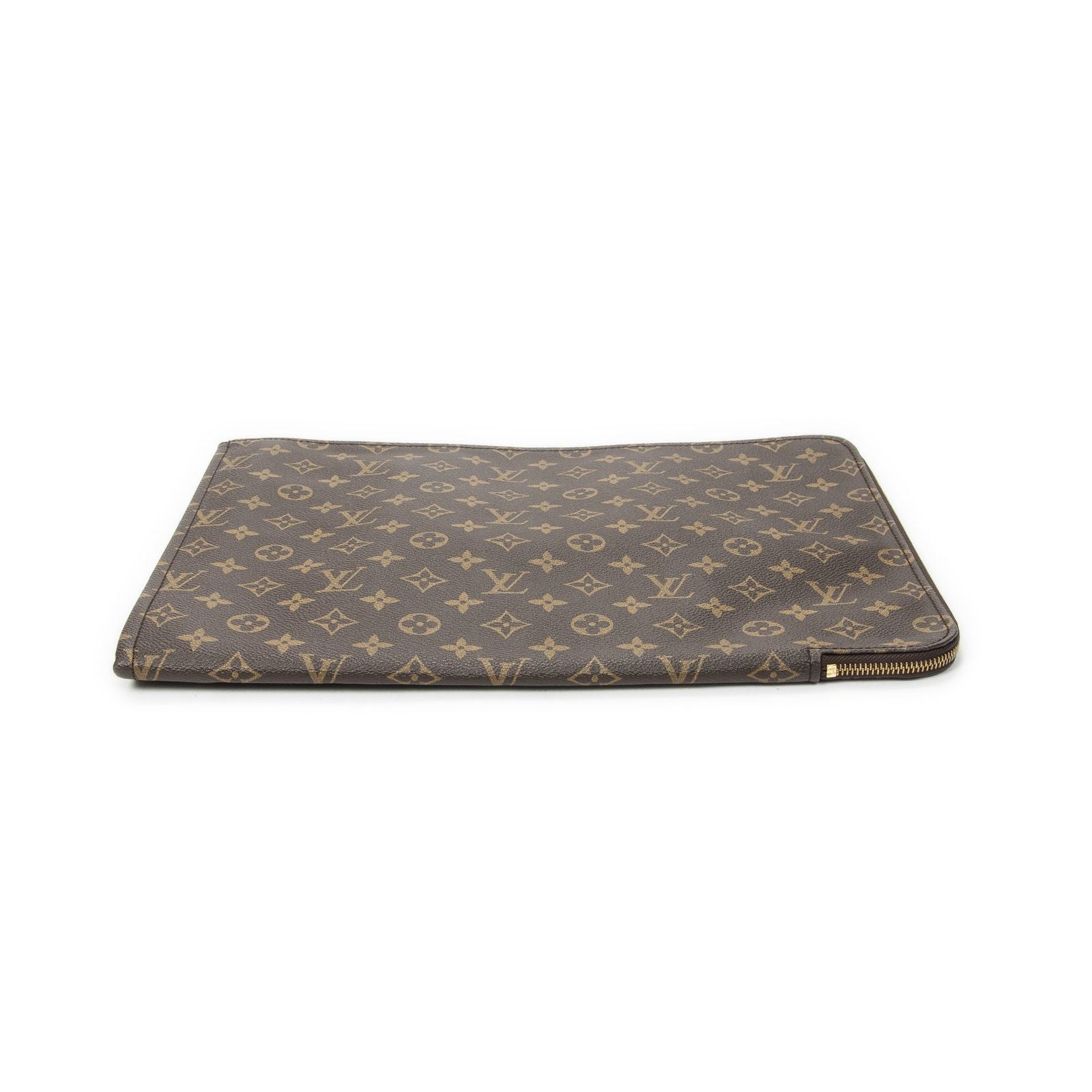 Louis Vuitton Posh Document Brown Monogram Canvas — view 3