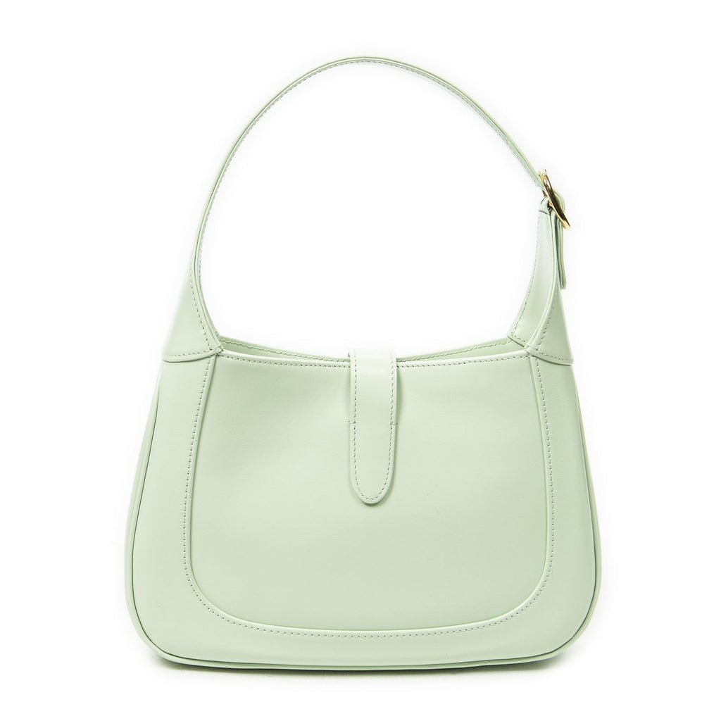 Gucci Small Jackie Light Green Smooth Calfskin Messenger — view 5