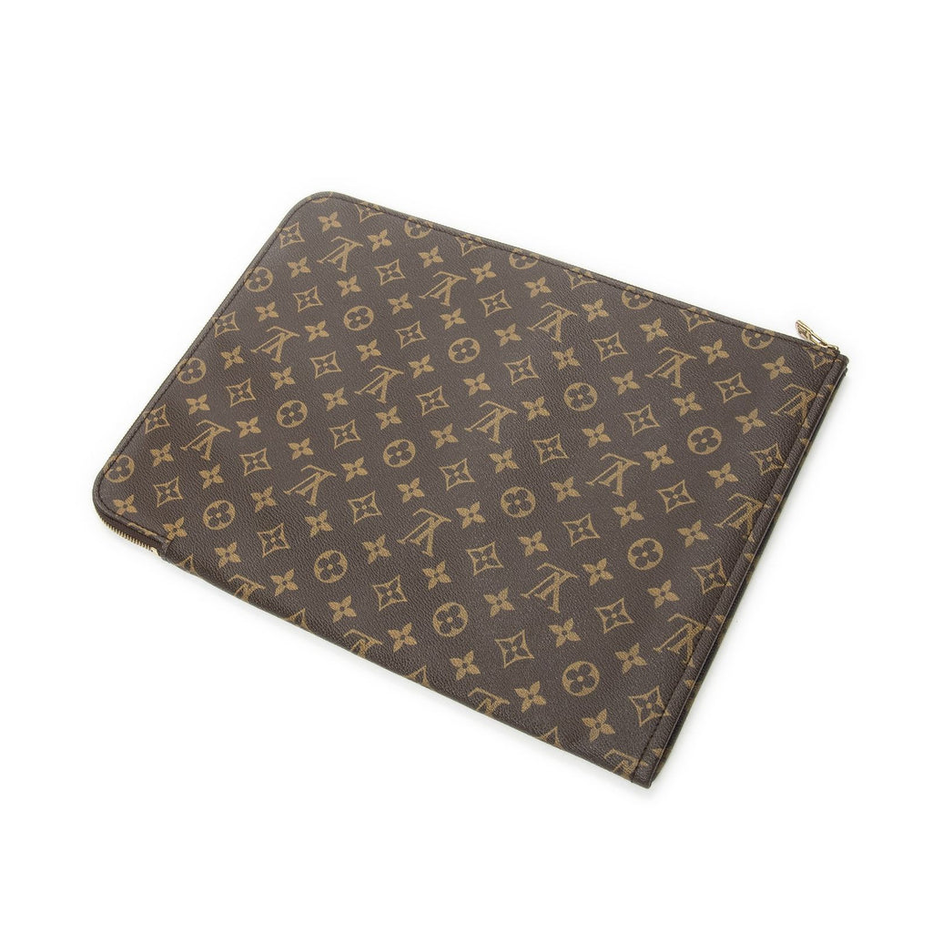 Louis Vuitton Posh Document Brown Monogram Canvas — view 2