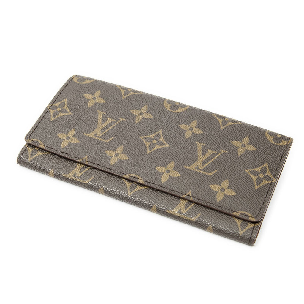Louis Vuitton Porte Yen Git Card Case Brown Monogram Canvas