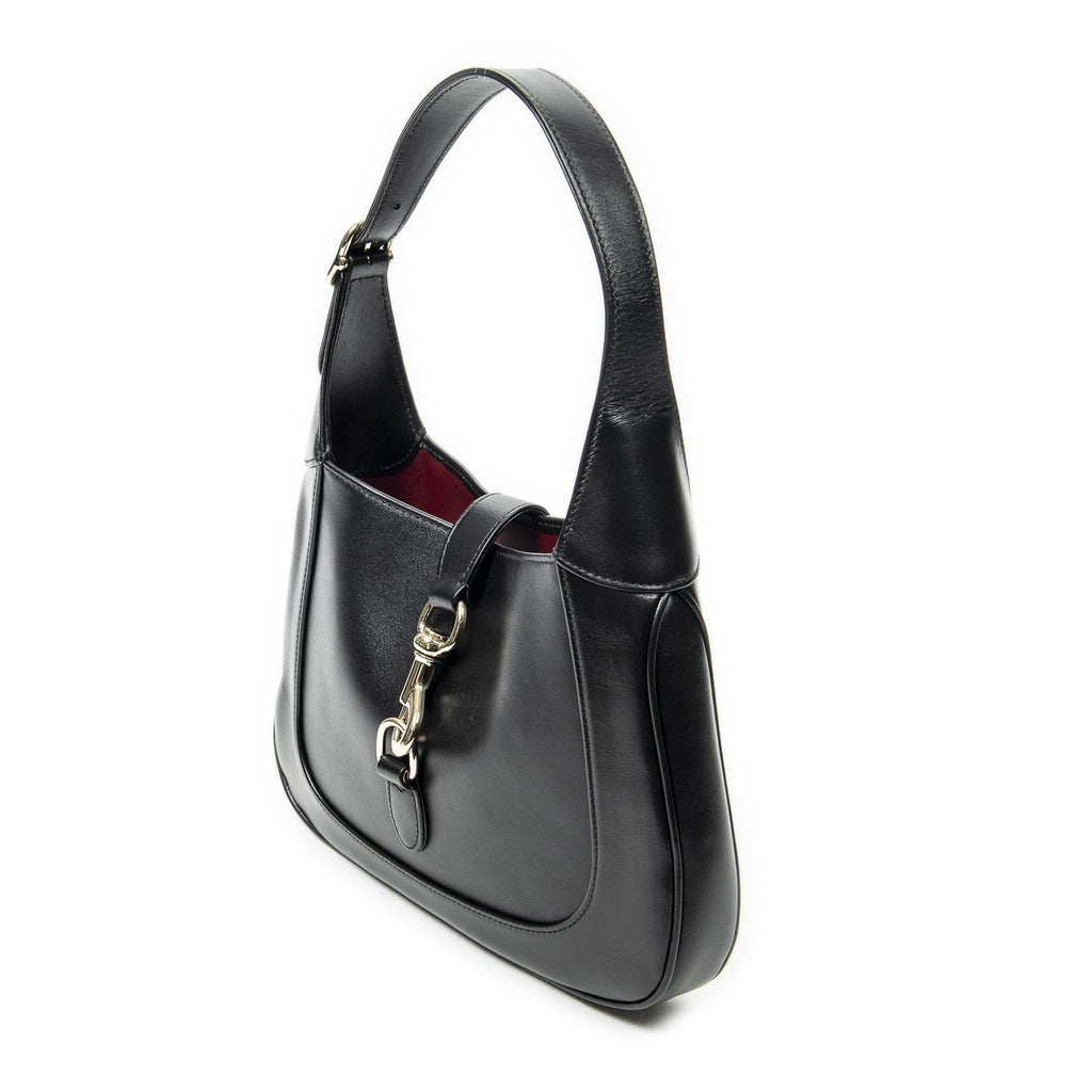Gucci Small Jackie Black Smooth Calfskin Messenger — view 2