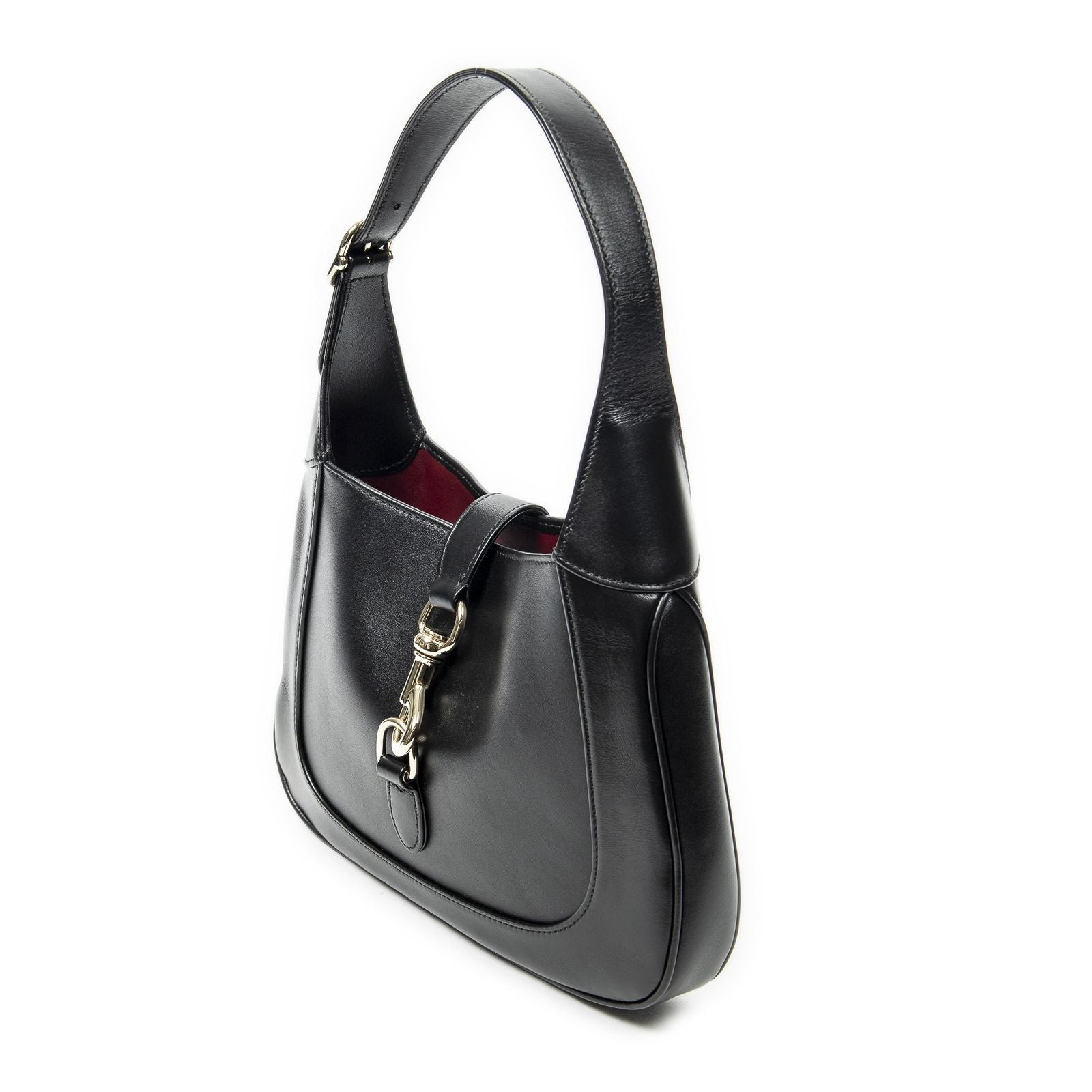 Gucci Small Jackie Black Smooth Calfskin Messenger — view 2