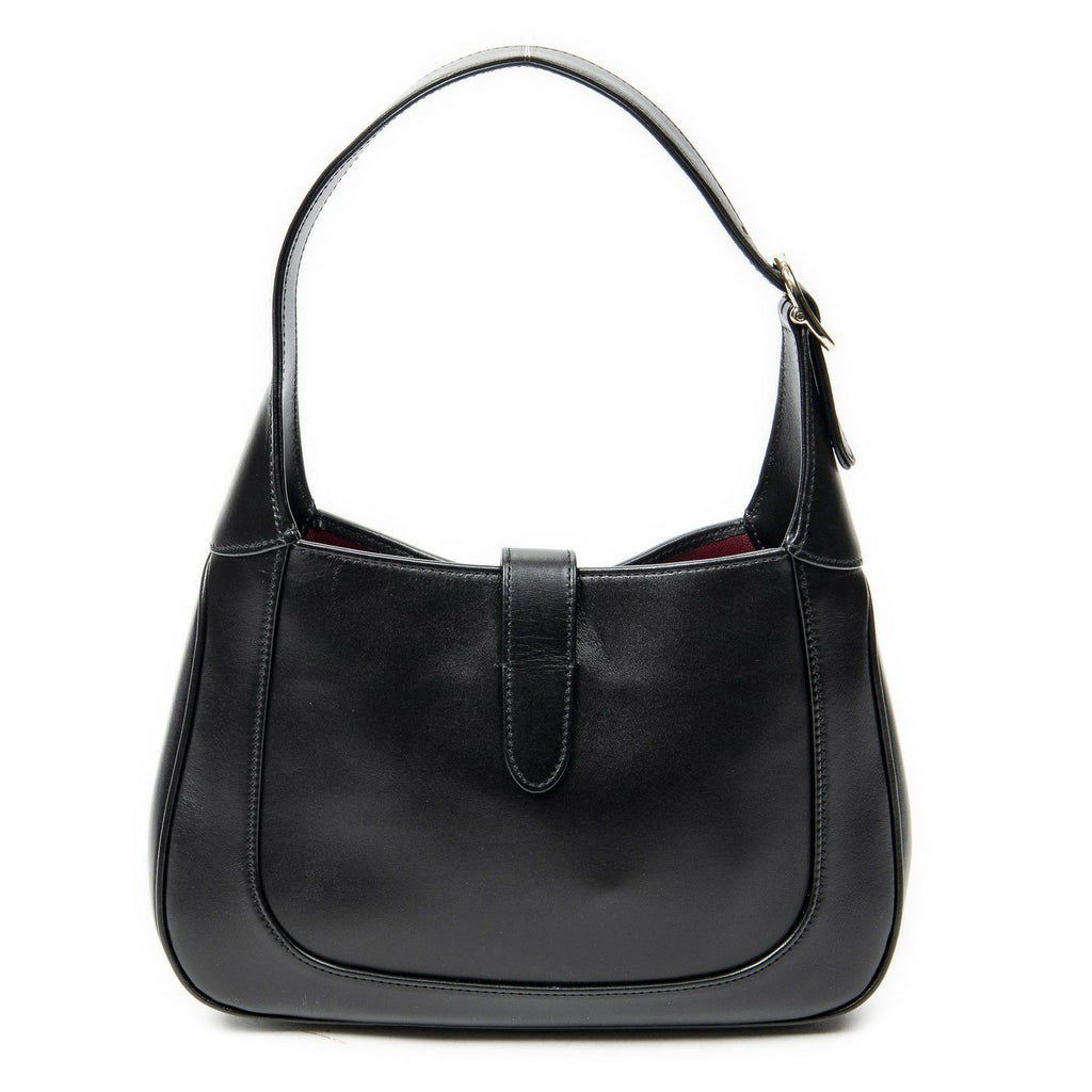 Gucci Small Jackie Black Smooth Calfskin Messenger — view 5
