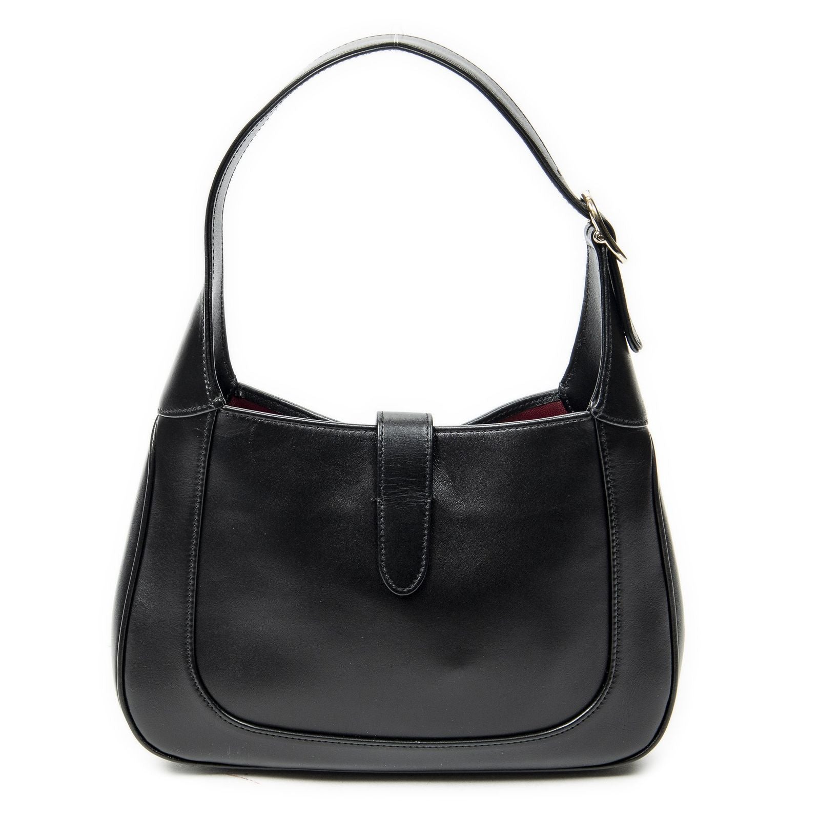 Gucci Small Jackie Black Smooth Calfskin Messenger — view 5