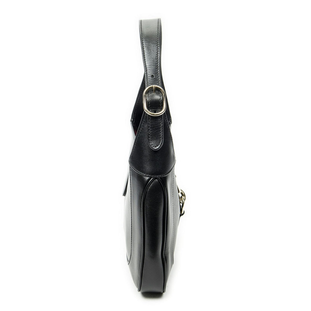 Gucci Small Jackie Black Smooth Calfskin Messenger — view 4