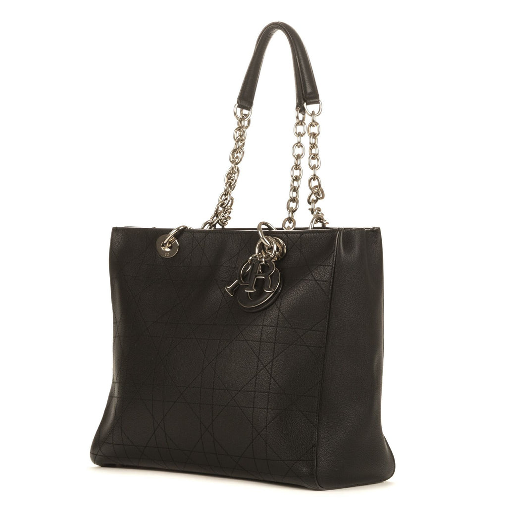 Dior Ultradior Black Cannage Calfskin Leather Messenger — view 2