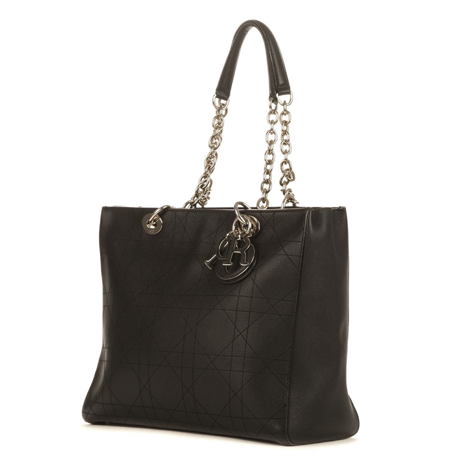 Dior Ultradior Black Cannage Calfskin Leather Messenger — view 2