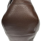 Prada Side Drawstring Push Lock Flap Dark Brown Vitello Dyno — view 7