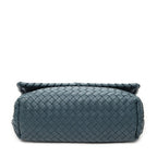 Bottega Venetamedium Olimpia Green Intrecciato Leather Messenger — view 6