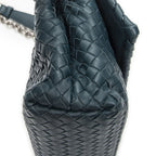 Bottega Venetamedium Olimpia Green Intrecciato Leather Messenger — view 7