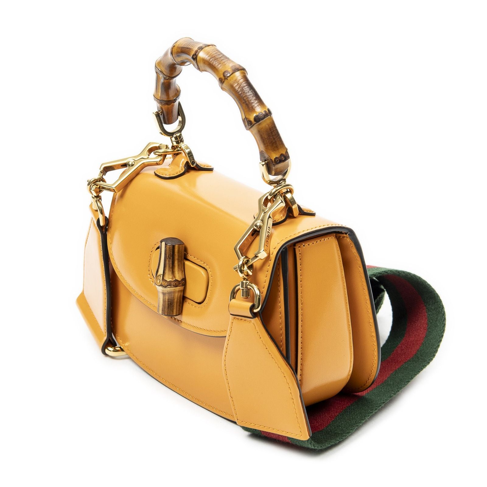 Gucci Mini Bamboo Smooth Calfskin Messenger — view 2
