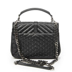 Saint Laurent Medium College Bag Black Matelasse Chez Blanc Leather — view 5