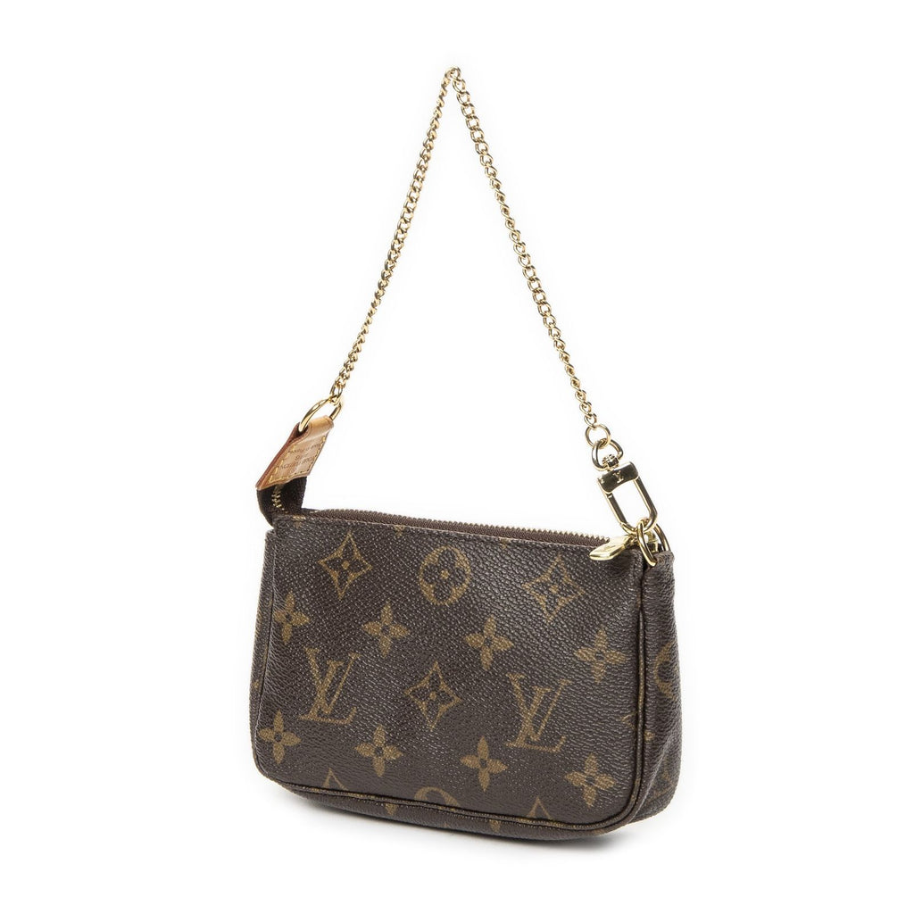 Louis Vuitton Mini Pochette Brown Monogram Canvas — view 2
