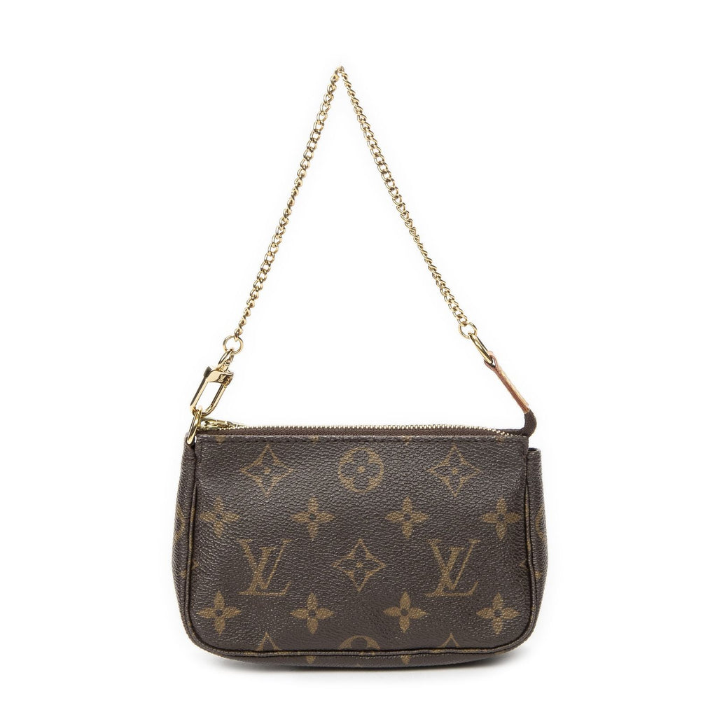 Louis Vuitton Mini Pochette Brown Monogram Canvas — view 5