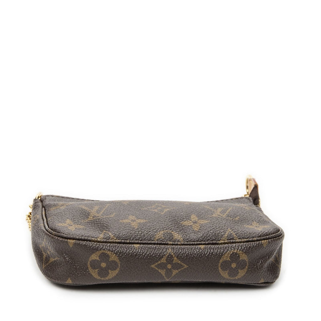 Louis Vuitton Mini Pochette Brown Monogram Canvas — view 6