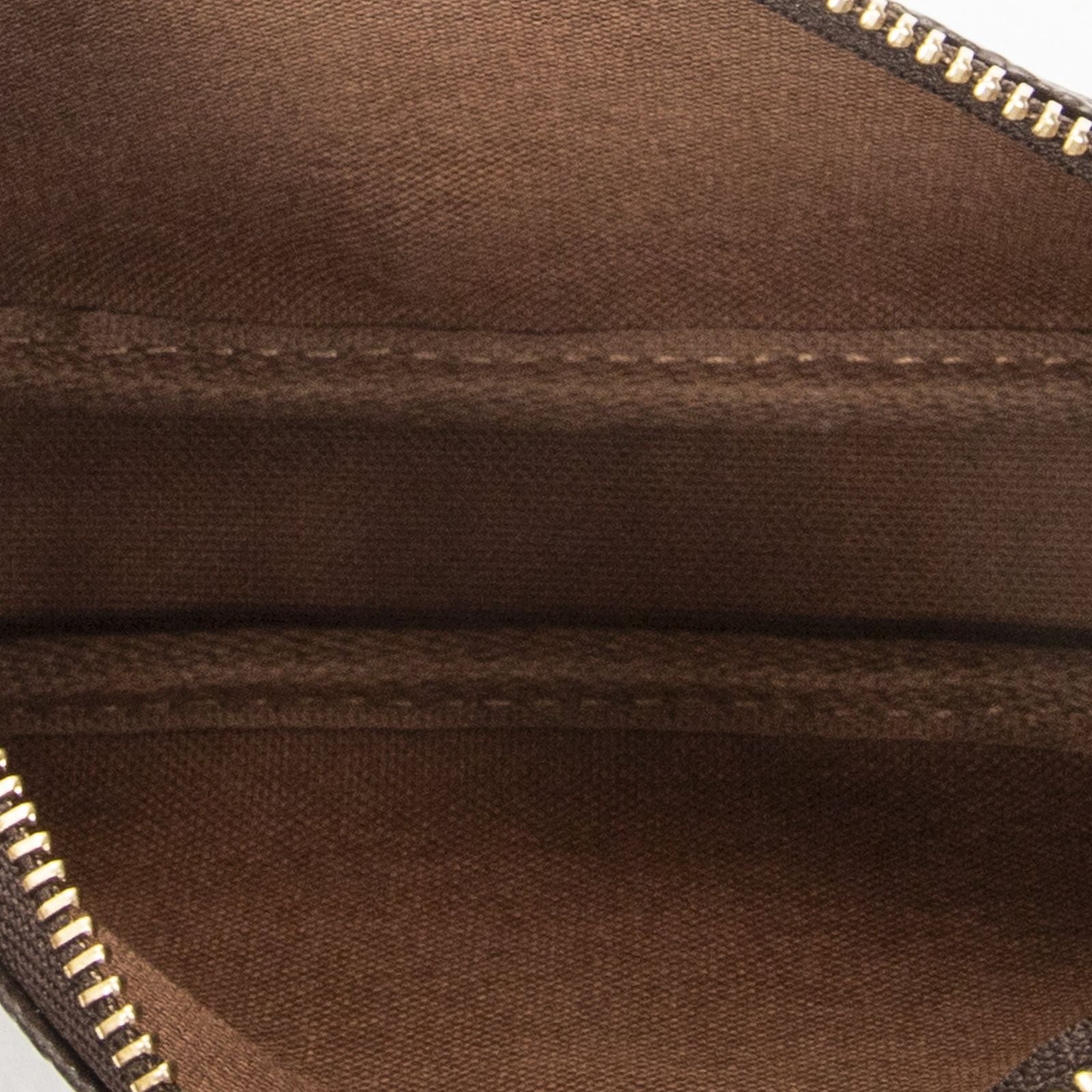 Louis Vuitton Mini Pochette Brown Monogram Canvas — view 9