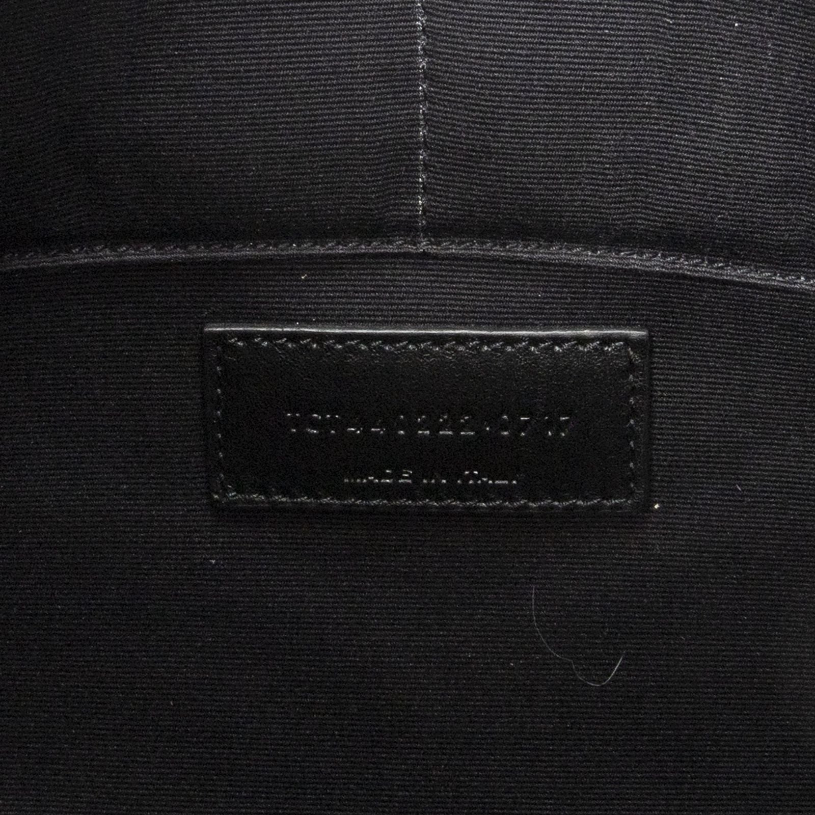 Saint Laurent Cassandre Clutchblack Matelasse Chez Blanc Leather Shoulder — view 6