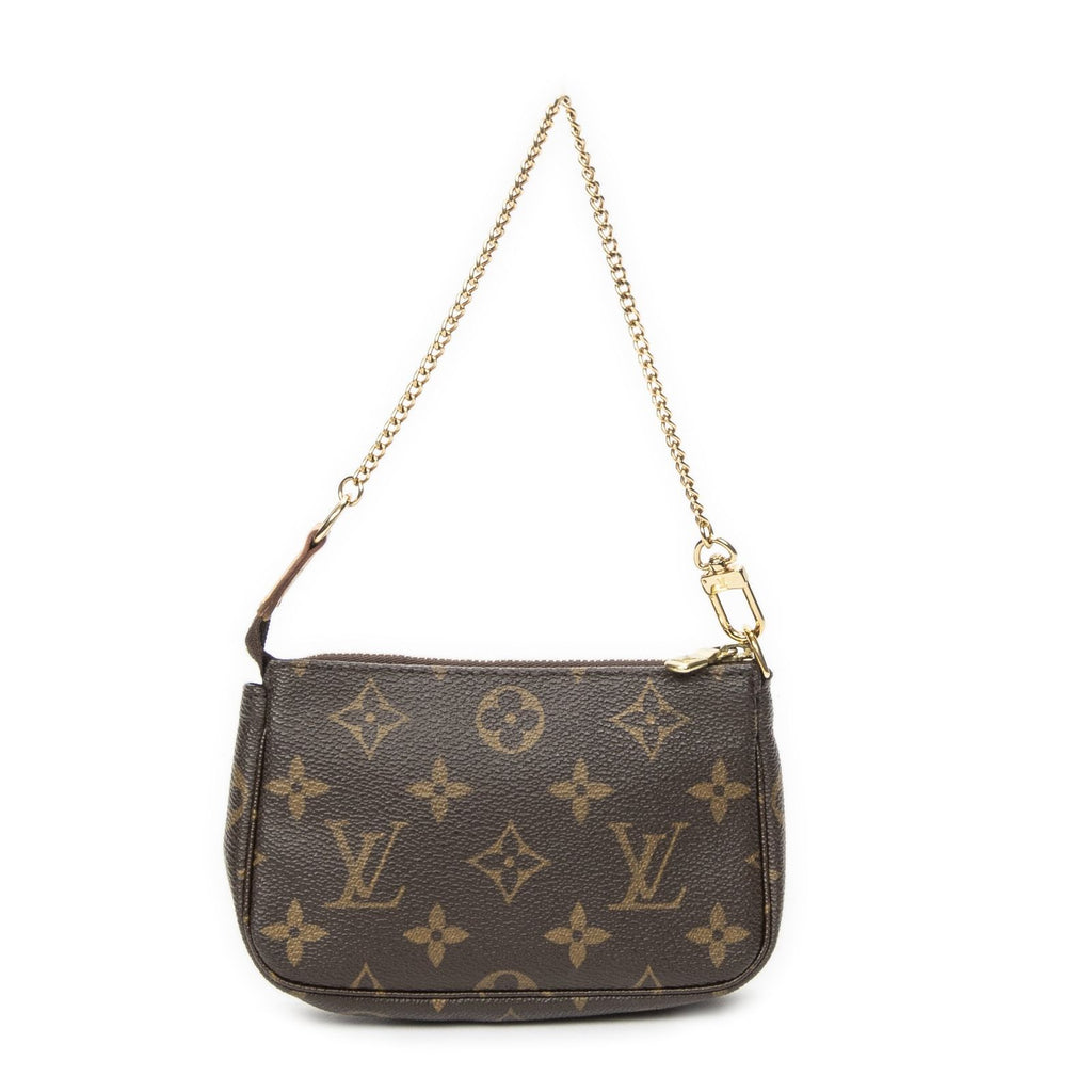 Louis Vuitton Mini Pochette Brown Monogram Canvas — view 5