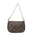 Louis Vuitton Mini Pochette Brown Monogram Canvas — view 5