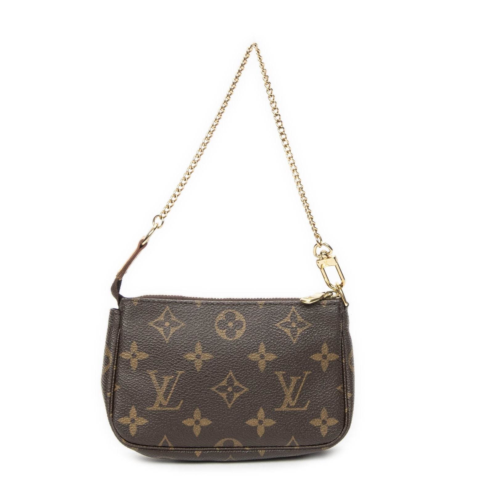 Louis Vuitton Mini Pochette Brown Monogram Canvas — view 5