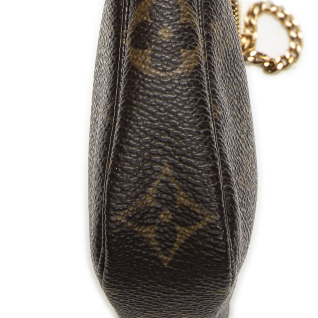 Louis Vuitton Mini Pochette Brown Monogram Canvas — view 8