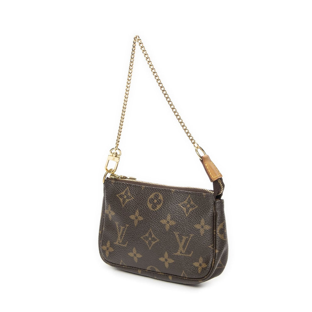 Louis Vuitton Mini Pochette Brown Monogram Canvas — view 2