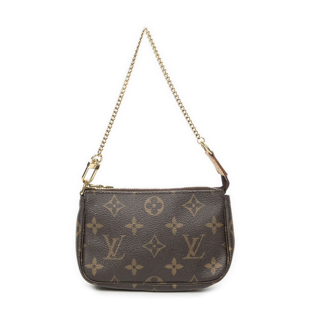 Louis Vuitton Mini Pochette Brown Monogram Canvas