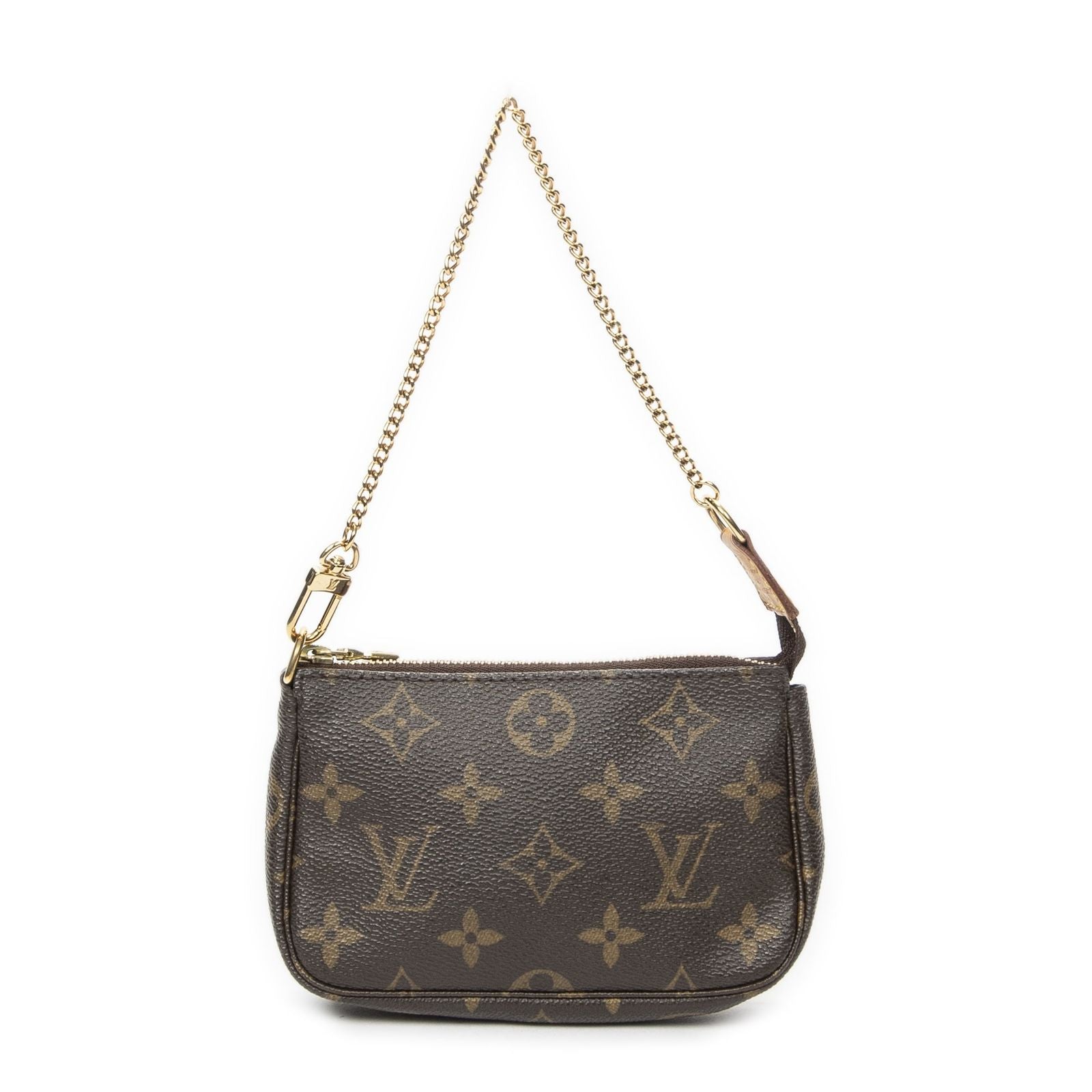 Louis Vuitton Mini Pochette Brown Monogram Canvas