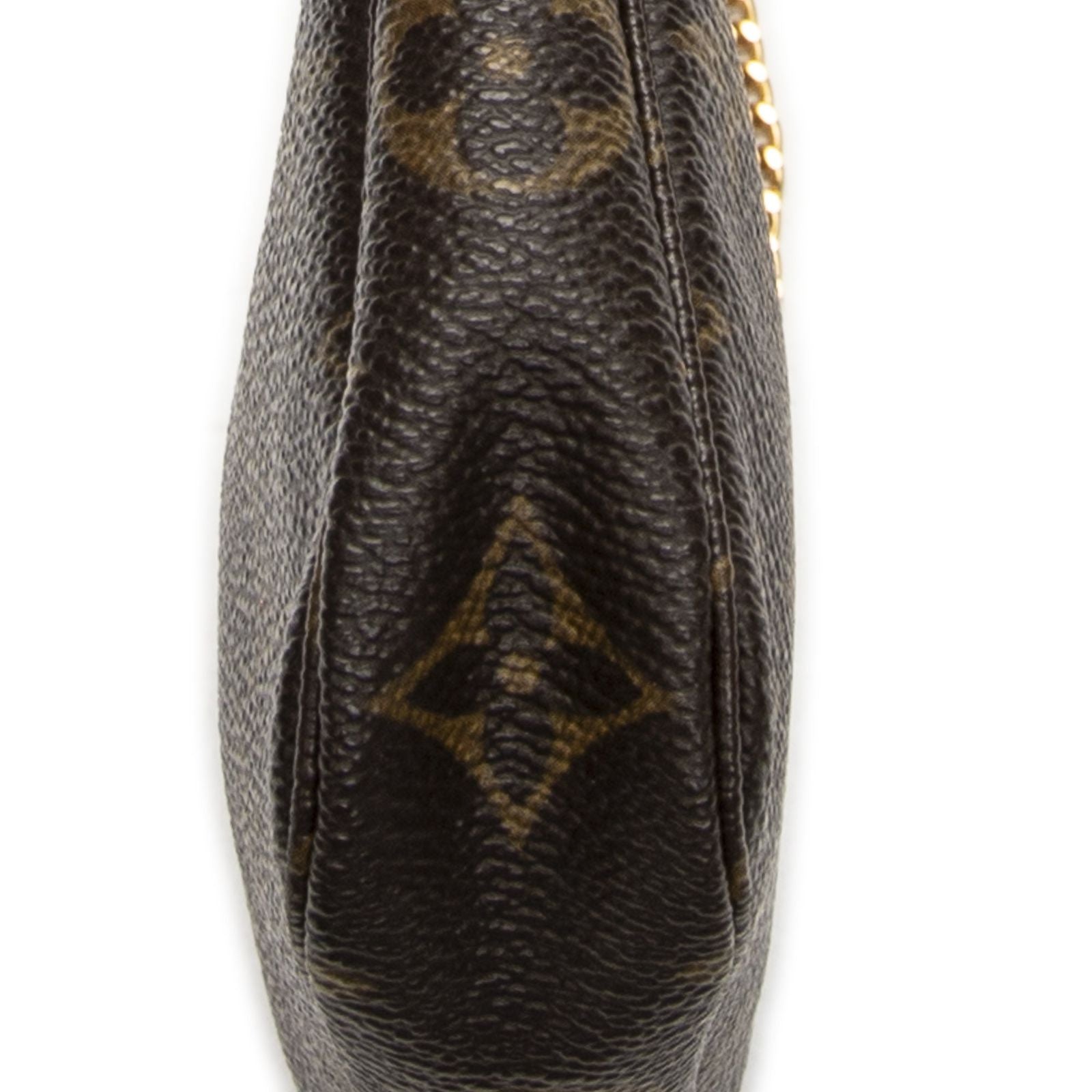 Louis Vuitton Mini Pochette Brown Monogram Canvas — view 7