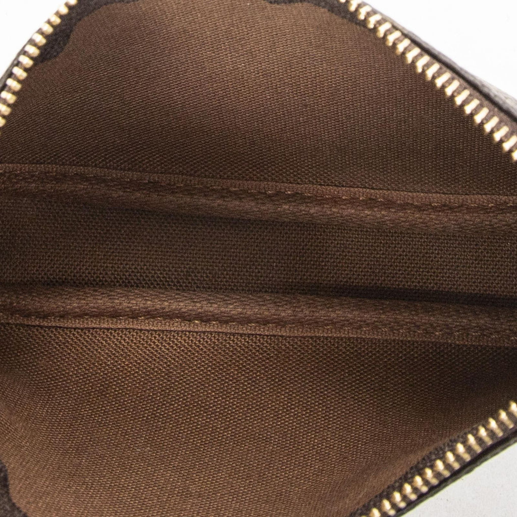 Louis Vuitton Mini Pochette Brown Monogram Canvas — view 9