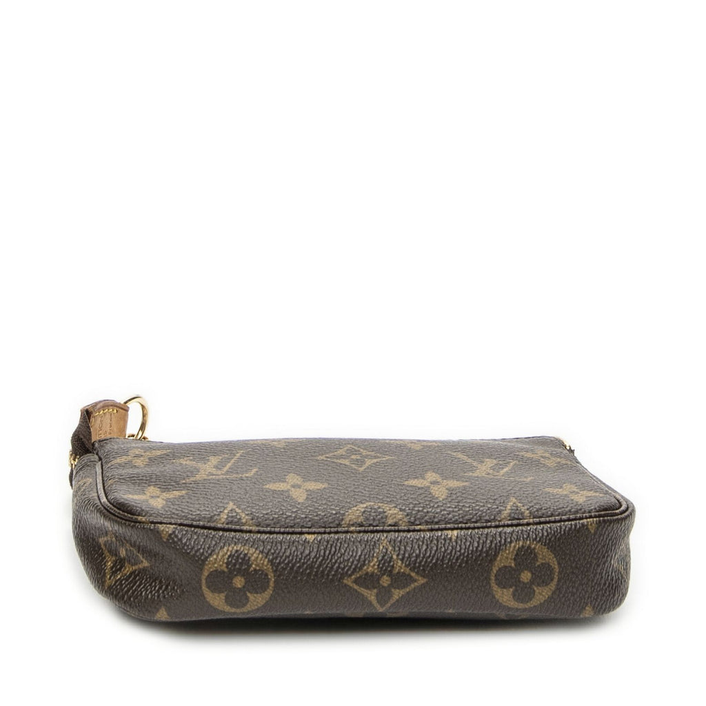 Louis Vuitton Mini Pochette Brown Monogram Canvas — view 6
