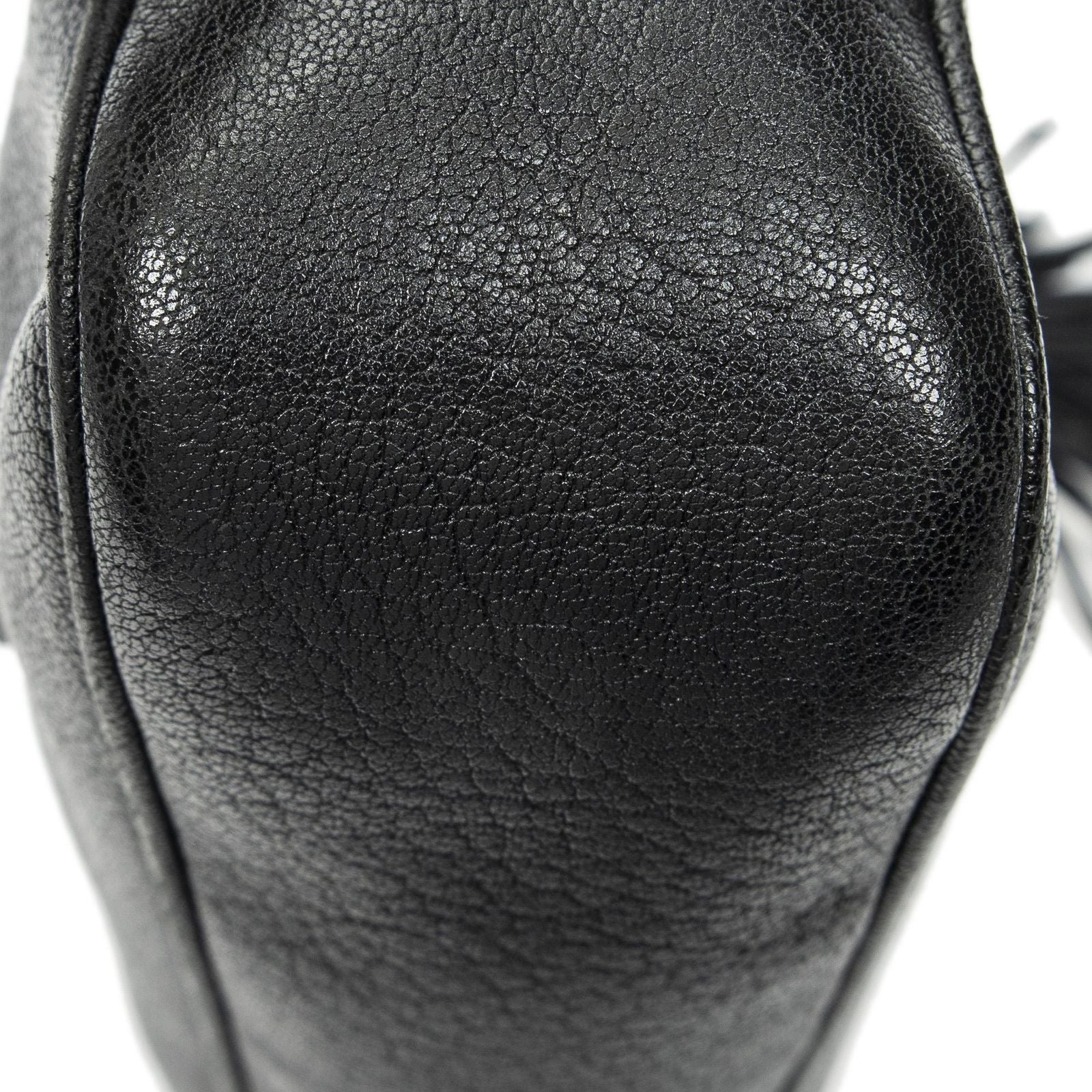 Saint Laurent le Camera Black Goatskin Leather Messenger — view 8