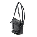 Saint Laurent le Camera Black Goatskin Leather Messenger — view 2