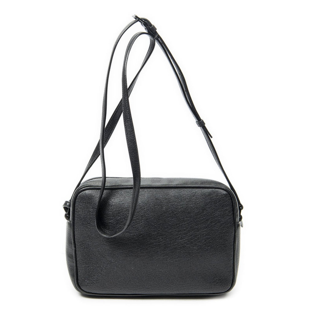 Saint Laurent le Camera Black Goatskin Leather Messenger — view 5