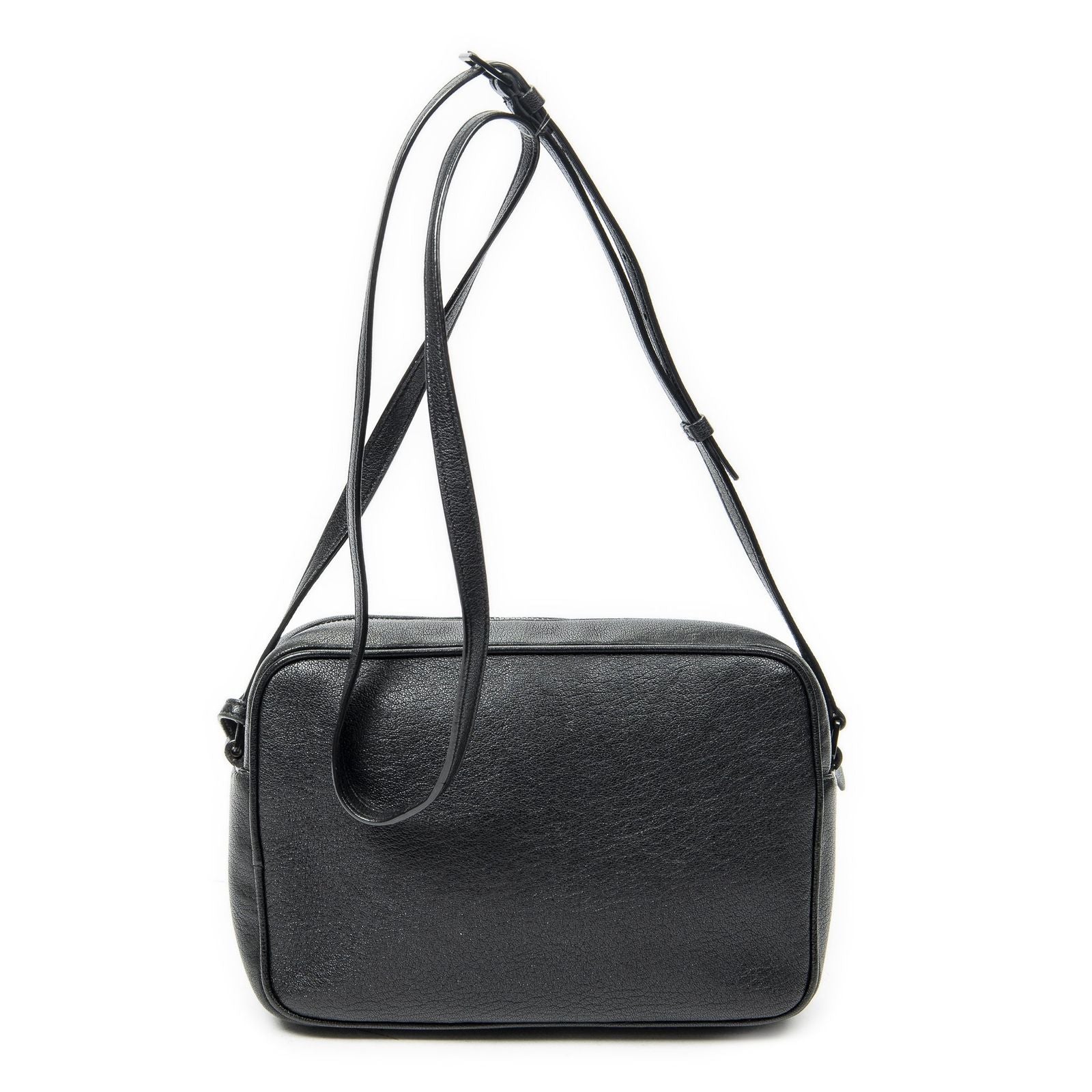 Saint Laurent le Camera Black Goatskin Leather Messenger — view 5