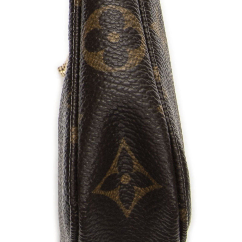 Louis Vuitton Mini Pochette Brown Monogram Canvas — view 7